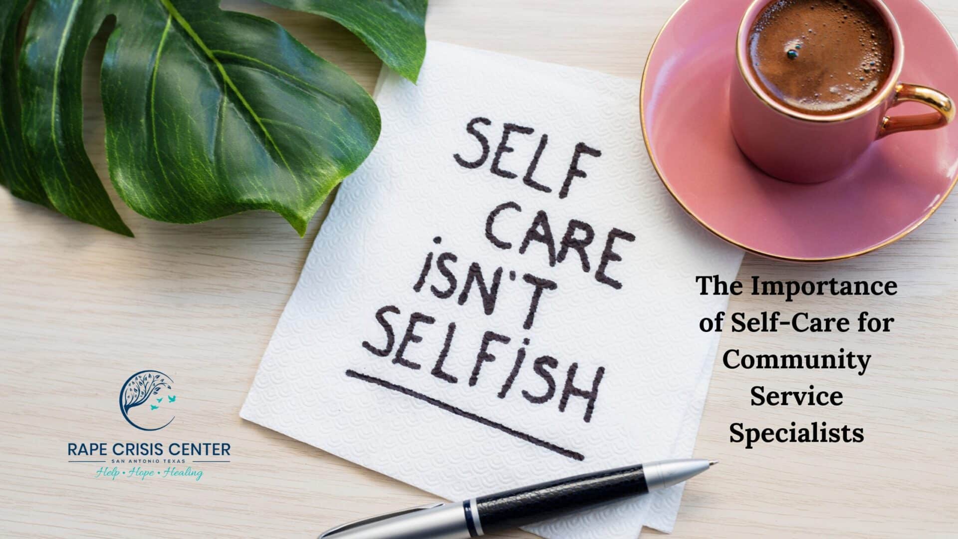 The Importance of Self-Care for Community Service Specialists